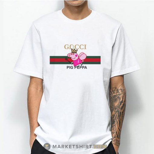 GC PEPPA Pig Pecs Parody T-shirt Man