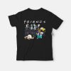 Friends Rick and Morty Simpson On Cartoon Network T-Shirt