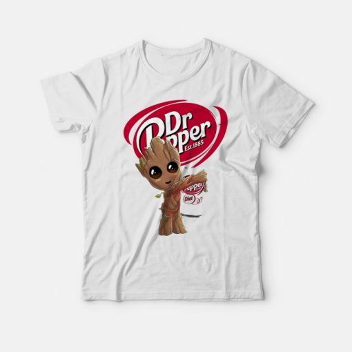 Groot Hug Dr Pepper T-Shirt