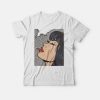 Smoking Comic Pop Art Girl T-Shirt