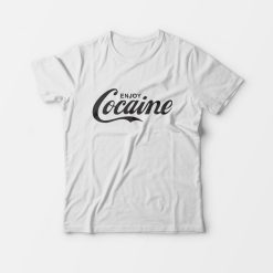 Enjoy Cocaine Coca Cola Logo T-Shirt
