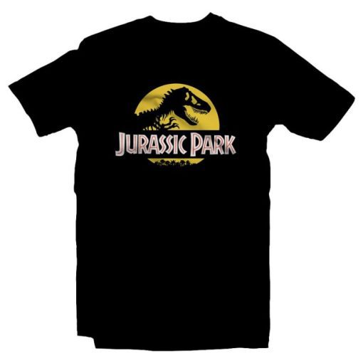 Jurrasic Park Logo Black T-Shirt