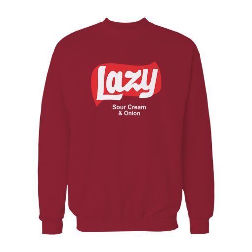 Lazy Maroon Logo Sweatshirt