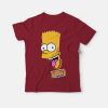 Cheap Custom Bart Simpson Hi Hater T-Shirt