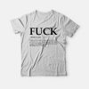 Fuck Definition T-Shirt