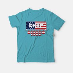 Beer Jeep Logo Parody Funny T-Shirt