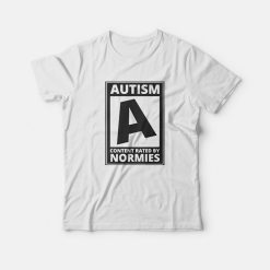 For Sale Rated Autism T-shirt Trendy Clothing