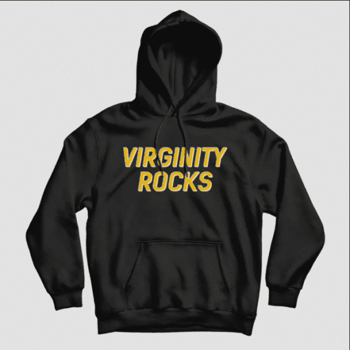 Virginity Rocks Black Hoodie Danny Duncan
