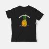 Mele Kalikimaka Shirt Hawaiian X-Mas Pineapple Lig T-Shirt