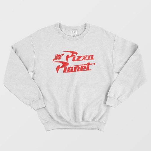 Disney Toy Story Pizza Planet Logo Graphic Sweatshirt