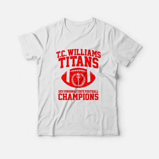 T.C. Williams Titans 1971 Football Champions T-Shirt