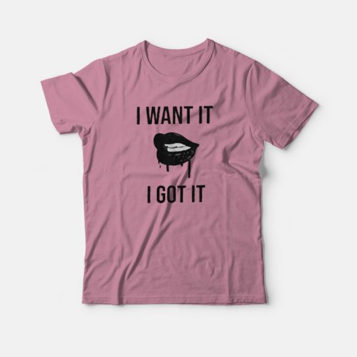 7 Rings Ariana Grande Merch I Want It I Got It T-shirt