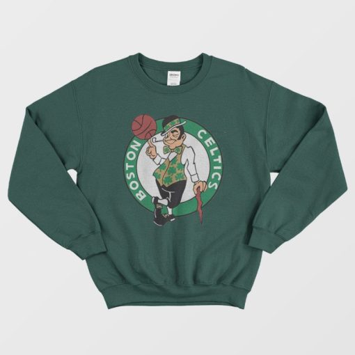 Boston Celtics Primary Logo Pullover Sweatshirt