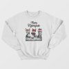 Donkeys Merry Kissmyass Shirt Gift Ideas Sweatshirt
