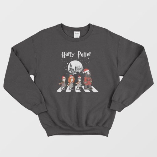 Harry Potter Santa Claus Abbey Road Christmas Sweatshirt
