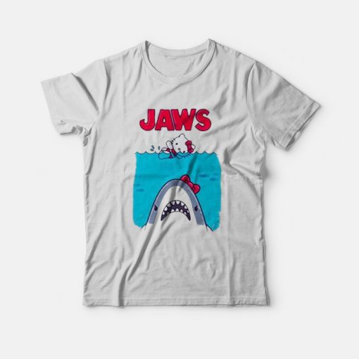 Hello Kitty Jaws Parody T-shirt