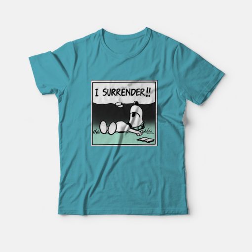 Snoopy I Surrender T-Shirt