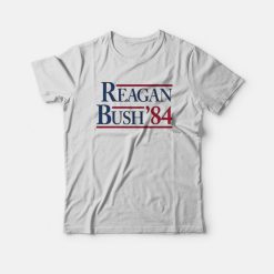 Reagan Bush 84 Vintage Ringer T-Shirt