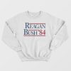 Reagan Bush 84 Vintage Ringer Sweatshirt