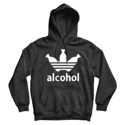 Alcohol Adidas Parody Hoodie