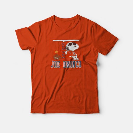 Vintage Joe Cool Snoopy Denver Broncos Joe Bronco T-Shirt