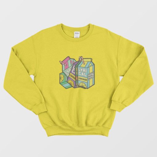 Lyrical Lemonade Sweatshirt 100% Real Music Funny Sweatshirt