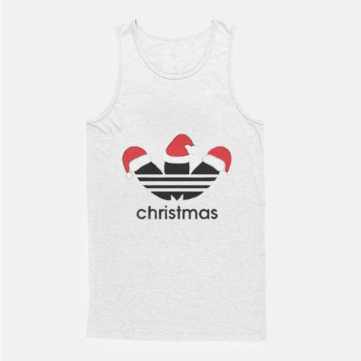 Christmas Adidas Parody Funny Tank Top