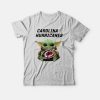 Baby Yoda Hug Carolina Hurricanes T-shirt