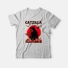 Catzilla Godzilla Parody T-shirt