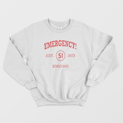 Emergency Athletic Distressed Logo Sweatshirt