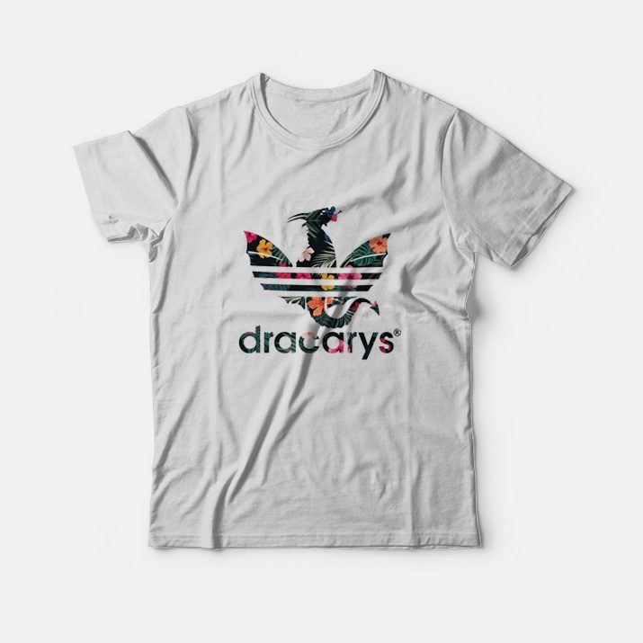 sofá dar a entender chocar Game Of Thrones Adidas Dracarys Green Flower T-Shirt - Marketshirt.com