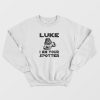 Funny Gym Luke Sport Geek Sweatshirt