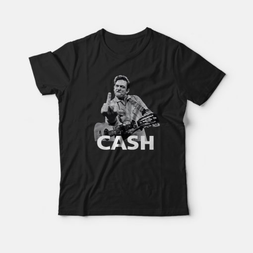 Johnny Cash Men's The Bird T-Shirt