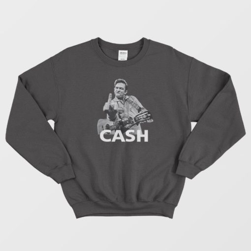 Johnny Cash Men's The Bird Sweatshirt