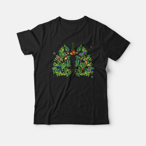 Respiratory Therapy Lung Christmas T-shirt