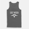 Say When Doc Holiday Tank Top With Mustache