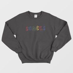 Snacks Colorful logo Coolest Sweatshirt