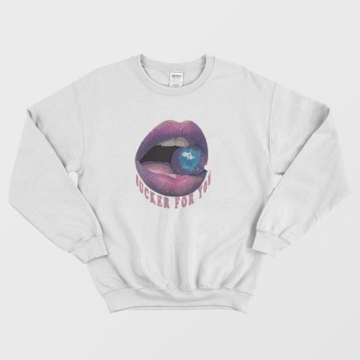 Sucker For You Sexy Lips Sweatshirt