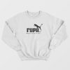 Fupa Puma Parody Good Cat Is Just A Lift Away Sweatshirt