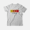 Genius Geek Periodic Table Science T-Shirt