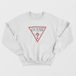 Guess X Asap Rocky White Classic Logo Sweatshirt