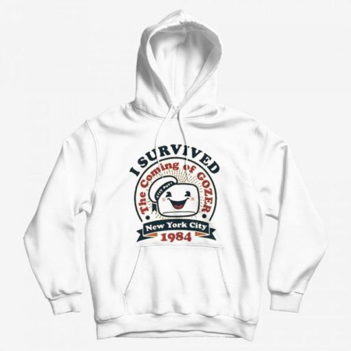 I Survived The Coming Of Gozer New York City 1984 Hoodie