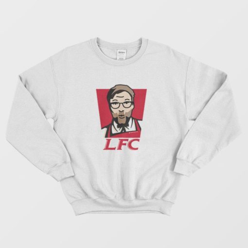 Liverpool Jurgen Klopp LFC Parody logo KFC Sweatshirt