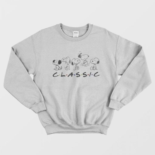 Snoopy Classic Friends TV Show Sweatshirt