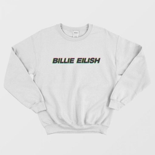Billie Eilish Anaglyph 3d Sweatshirt