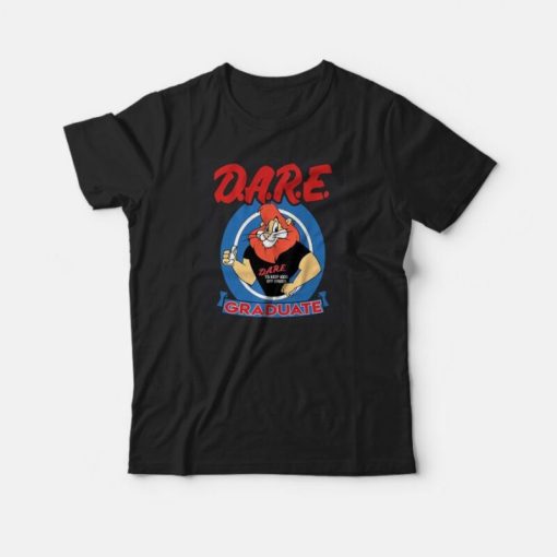 Dare Graduate Lion Keeping Kids Off Drugs T-shirt