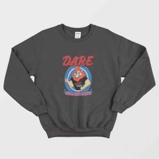 Dare Graduate Lion Keeping Kids Off Drugs Sweatshirt