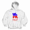 Face eating Leopard Party Logo Hoodie