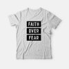 Faith Over Fear Box Logo T-shirt
