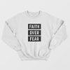 Faith Over Fear Box Logo Sweatshirt
